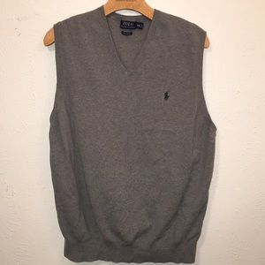 Polo. Ralph Lauren. Cotton V-Neck Sweater Vest